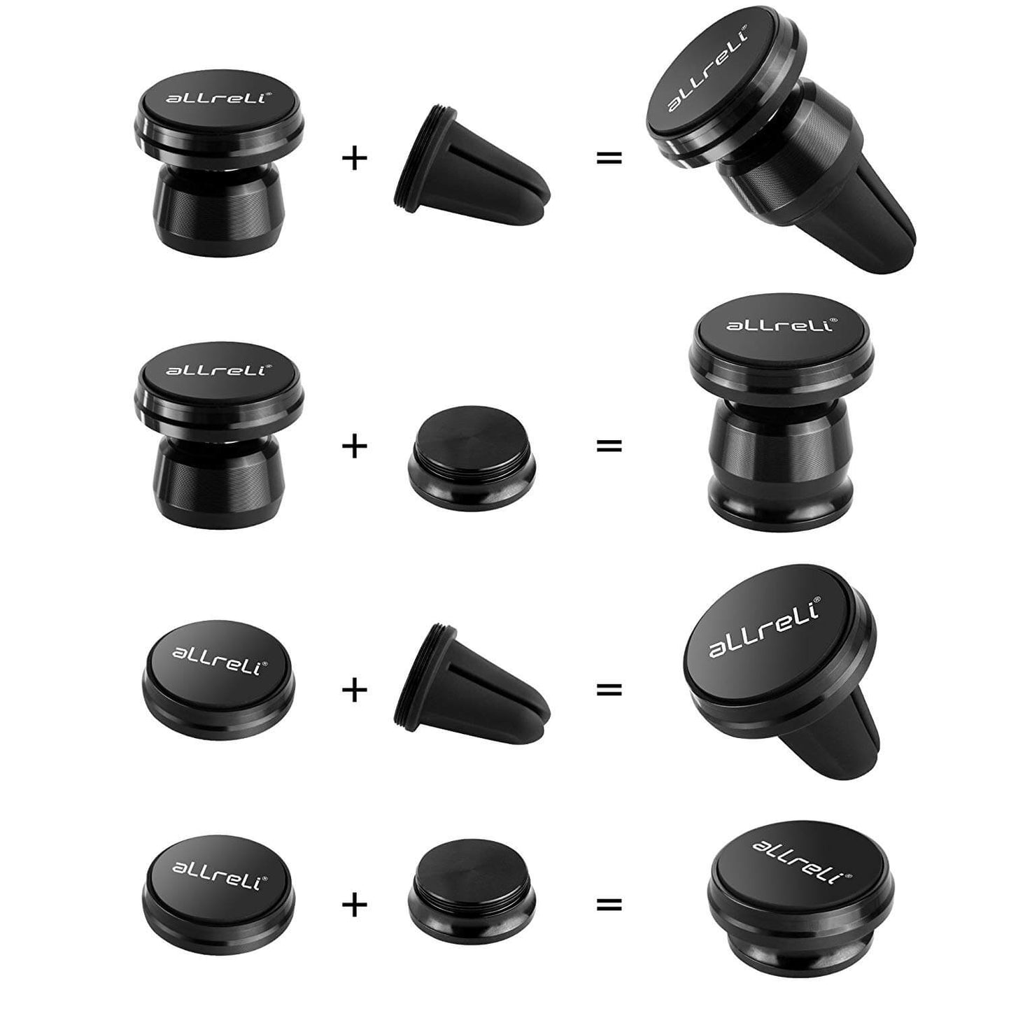 Magnetic Universal Phone Car Mount 4 in 1 Cradle