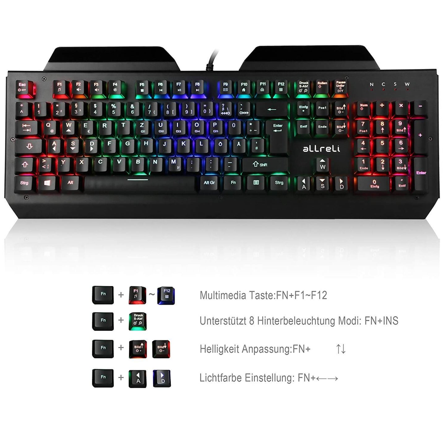 CP0304 K643 Mechanische Gaming Tastatur